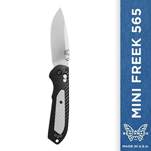 Folding Knife - Mini Freek Axis Lock Split Arrow Clip Plain Blade / 565 - Benchmade - Modalova