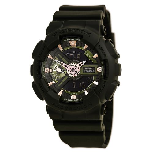 Men's World Time Watch - G-Shock S Series Dive Ana-Digital Dial / GMAS110CM-3A - Casio - Modalova