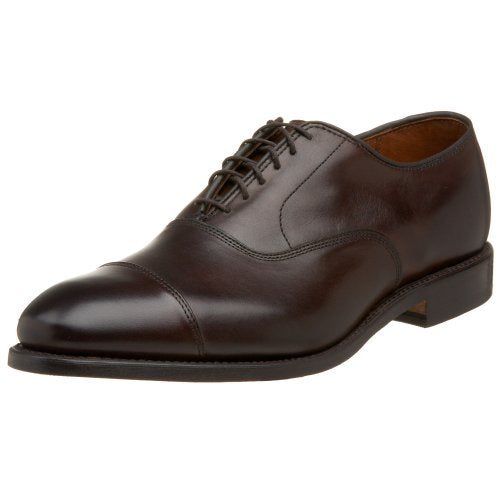 Men's Park Avenue Cap-Toe Oxford Dark Brown Burnished Leather Shoes - Allen Edmonds - Modalova