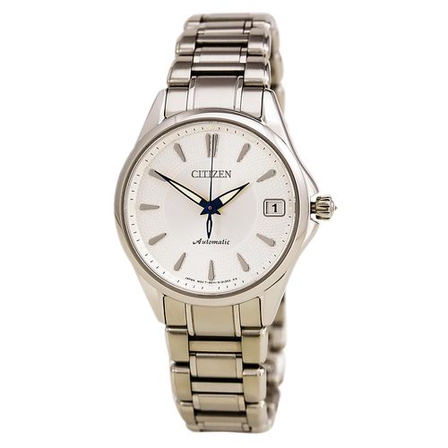 PA0000-54A Women's Grand Classic Silver Dial Automatic Self Wind Stainless Steel Watch - Citizen - Modalova