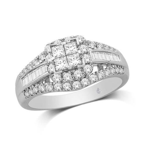 K White Gold 1 Ct.Tw. Diamond Fashion Ring - Star Significance - Modalova