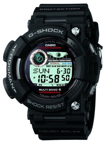 Men's Digital Watch - G-Shock Frogman Atomic Solar World Time Alarm / GWF1000-1 - Casio - Modalova