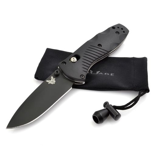 Folding Knife - Mini Barrage Black Coated Blade / 585BK - Benchmade - Modalova