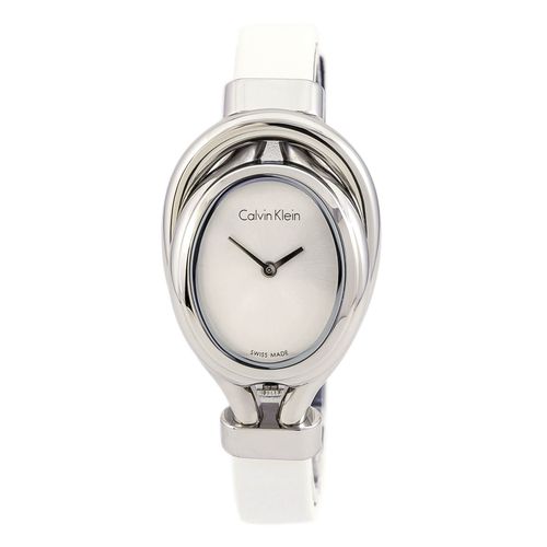 K5H231K6 Women's Belt White Strap Swiss Watch - Calvin Klein - Modalova