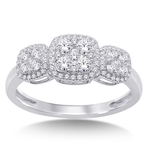 K White Gold 3/5 Ct.Tw. Diamond Fashion Ring - Star Significance - Modalova