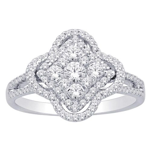 K White Gold 4/5 Ct.Tw. Diamond Fashion Ring - Star Significance - Modalova