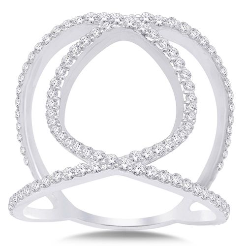 K White Gold 9/10 Ct.Tw. Diamond Fashion Ring - Star Significance - Modalova