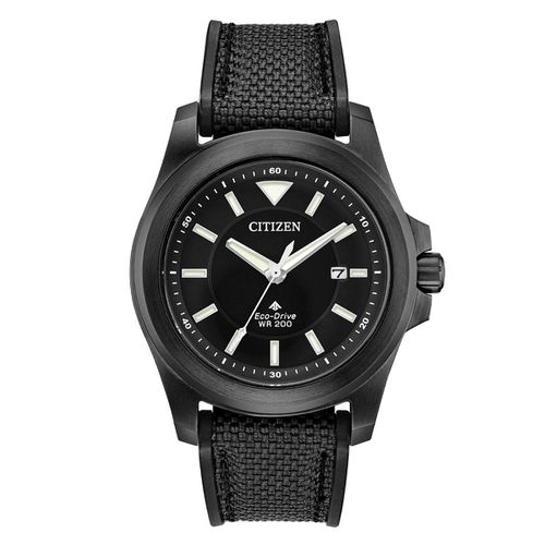 Men's Strap Watch - Promaster Tough Black Fabric & Polyurethane / BN0217-02E - Citizen - Modalova