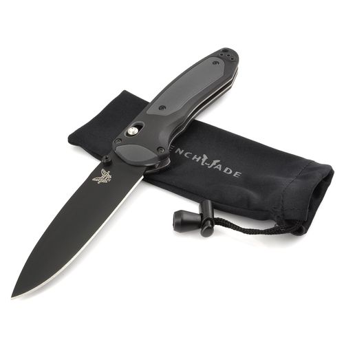 Folding Knife - Boost Axis Assist Black Coated Blade / 590BK - Benchmade - Modalova