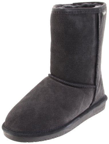 W-030 Women's Emma Cow Suede Charcoal Leather Winter Boot, 8 High - Bearpaw - Modalova