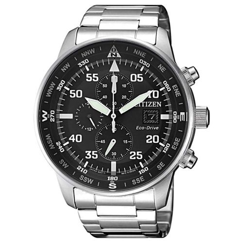 Men's Chronograph Watch - Eco-Drive Stainless Steel Bracelet / CA0690-88E - Citizen - Modalova