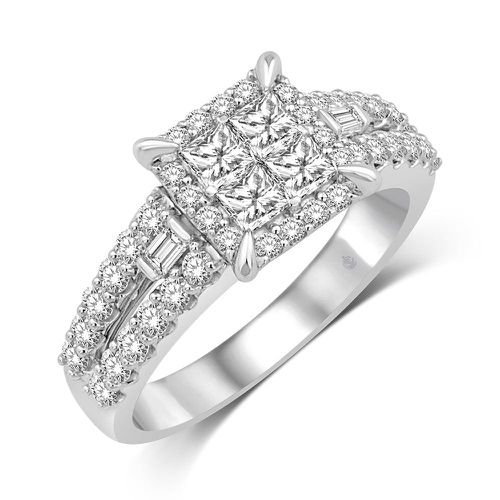 K White Gold 1 1/4 Ct.Tw. Diamond Fashion Ring - Star Significance - Modalova