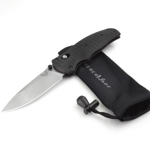 Folding Knife - Volli Drop Point Plain Edge Blade / 1000001 - Benchmade - Modalova
