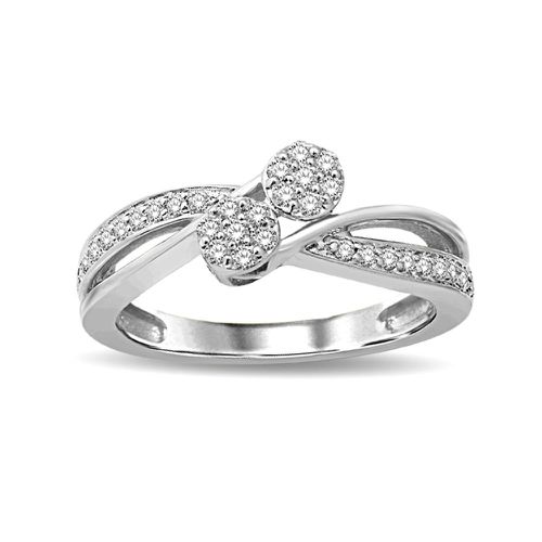 K White Gold 1/4 Ct.Tw Diamond Fashion Ring - Star Significance - Modalova