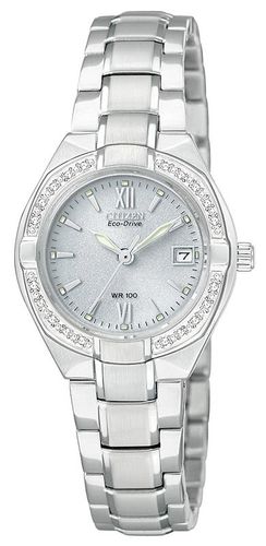 EW1600-54A Women's Silhouette Diamond Roman Numeral Watch - Citizen - Modalova