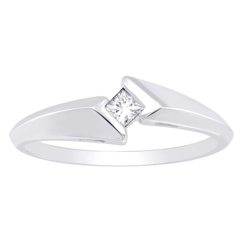 K White Gold 1/10 Ct.Tw.Diamond Fashion Ring - Star Significance - Modalova