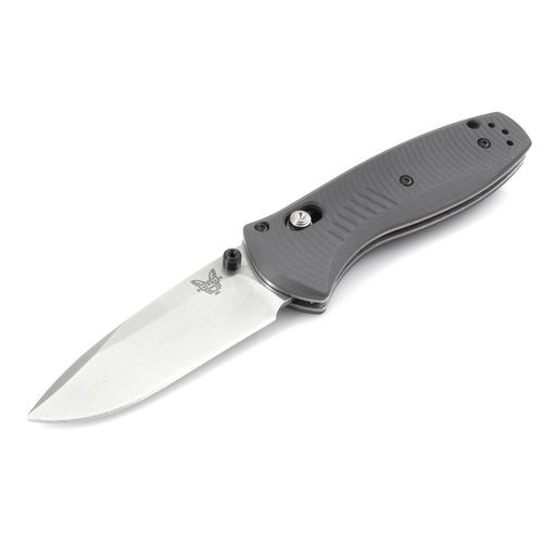 Folding Knife - Mini Barrage with Gray G10 Handle / 585-2 - Benchmade - Modalova