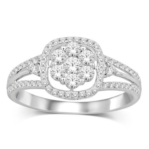 K White Gold 3/5 Ct.Tw. Diamond Fashion Ring - Star Significance - Modalova