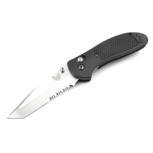Folding Knife - Griptilian Serrated Edge Blade with Black Handle / 553S - Benchmade - Modalova