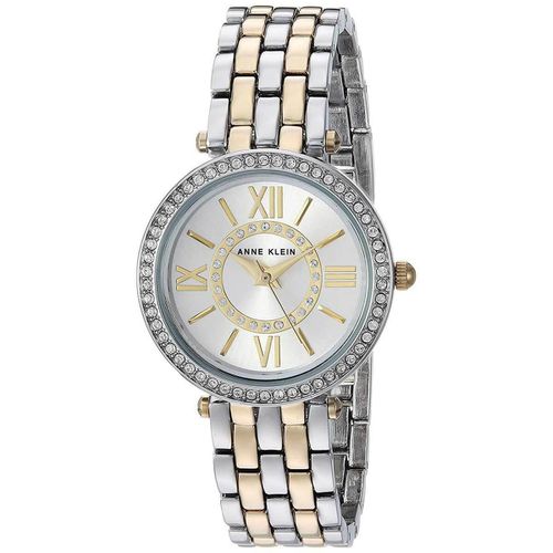 Women's Bracelet Watch - Quartz Silver Dial Two Tone Steel / 2967SVTT - Anne Klein - Modalova