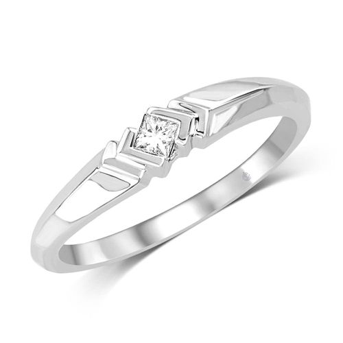 K White Gold 1/20 Ct.Tw. Diamond Fashion Ring - Star Significance - Modalova