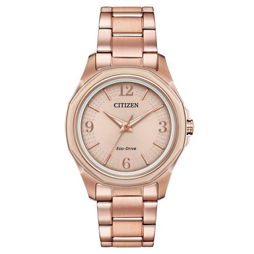 Women's Bracelet Watch - Drive Rose Gold Stainless Steel / FE7053-51X - Citizen - Modalova