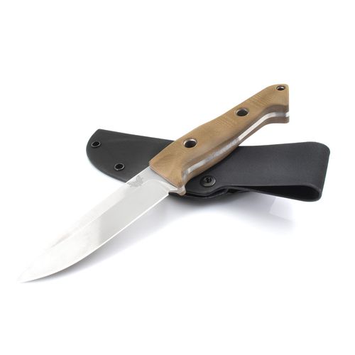 Survival Knife - Bushcrafter Fixed Steel Drop-Point Blade Sand Handle / 162-1 - Benchmade - Modalova