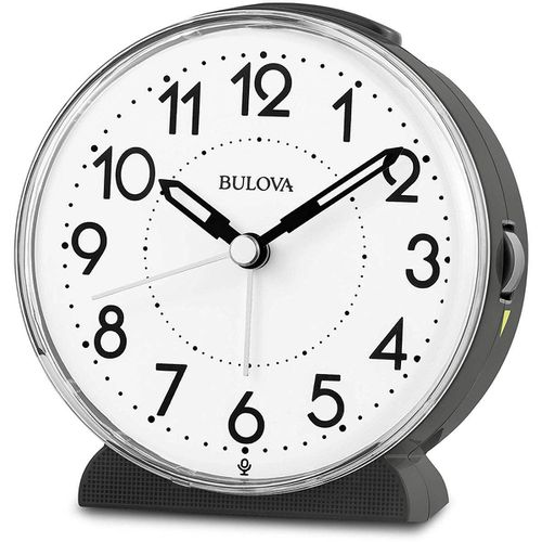 Alarm Clock - Oracle White Dial, Black / B1868 - Bulova - Modalova