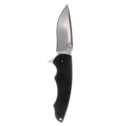 Flipper Knife - Precinct Liner Lock Steel Blade with Black Handle / 320 - Benchmade - Modalova