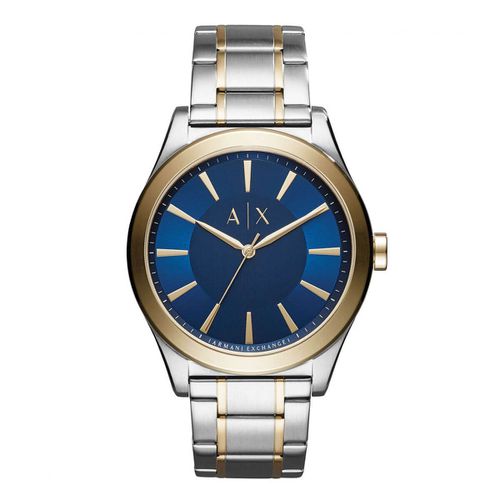 Men's Bracelet Watch - Nico Blue Dial Two Tone Steel / AX2332 - Armani Exchange - Modalova