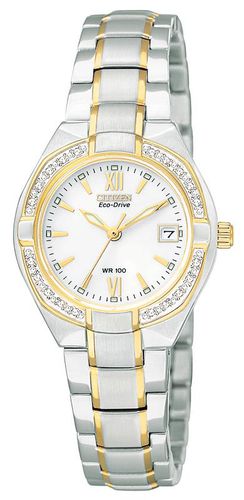 EW1604-53A Women's Silhouette Diamond Roman Numeral Watch - Citizen - Modalova