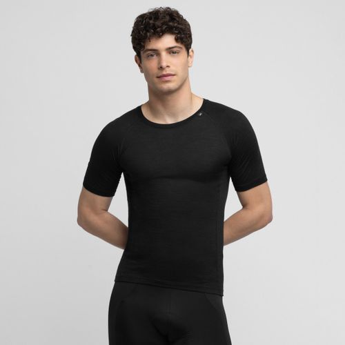 Camiseta Interior de Ciclismo de Lana Manga Corta SRX Black Ice - Siroko - Modalova