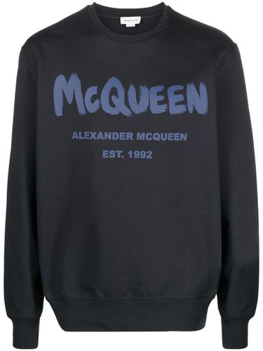 Sweatshirt With Print - Alexander McQueen - Modalova