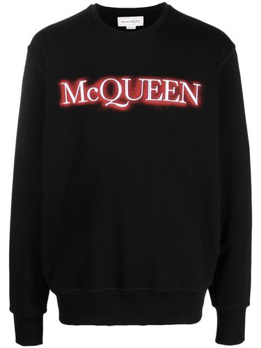 Sweatshirt With Logo Print - Alexander McQueen - Modalova