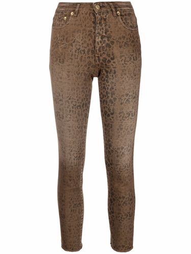 Leopard Printed Denim Jeans - Golden Goose - Modalova