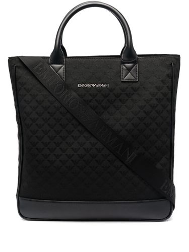 EMPORIO ARMANI - Jacquard Tote Bag - Emporio Armani - Modalova