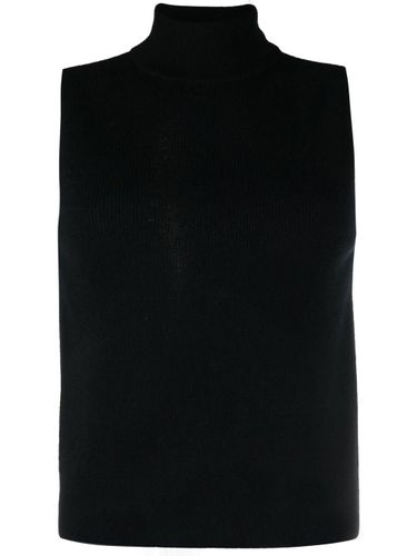 Sleeveless Mock Neck Cashmere Pullover - 360 cashmere - Modalova