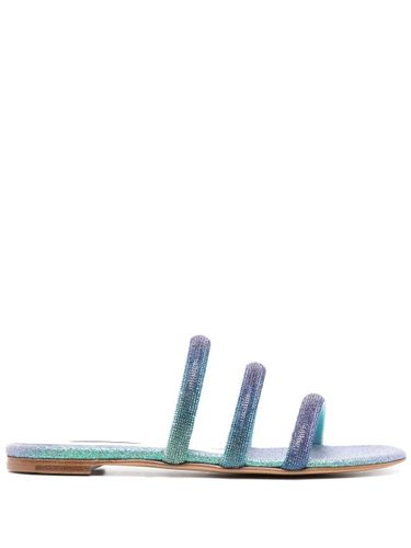 CASADEI - Leather Flat Sandals - Casadei - Modalova