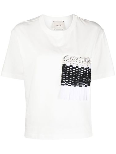 ALYSI - Pocket Cotton T-shirt - Alysi - Modalova