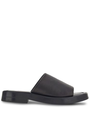 FERRAGAMO - Leather Flat Sandals - Ferragamo - Modalova
