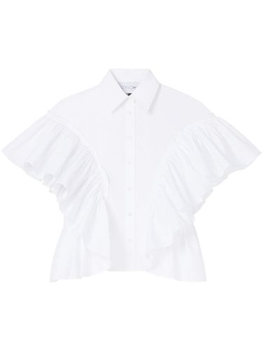 Ruffled Sleeves Cotton Shirt - Az Factory With Lutz Huelle - Modalova