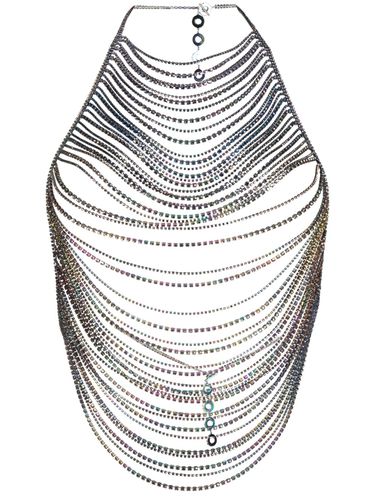 Aura Crystal-embellished Draped Halter Neck Top - Benedetta Bruzziches - Modalova