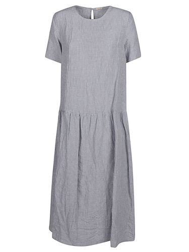 APUNTOB - Micro Vichy Linen Dress - Apuntob - Modalova