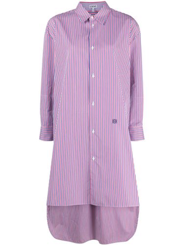 LOEWE - Striped Cotton Shirt Dress - Loewe - Modalova