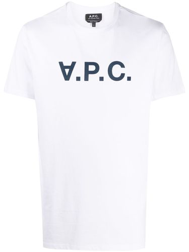 Logo Organic Cotton T-shirt - A.P.C. - Modalova