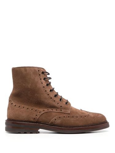 Leather Ankle Boots - Brunello Cucinelli - Modalova