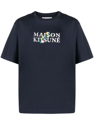 Logo Cotton Oversized T-shirt - Maison Kitsune' - Modalova
