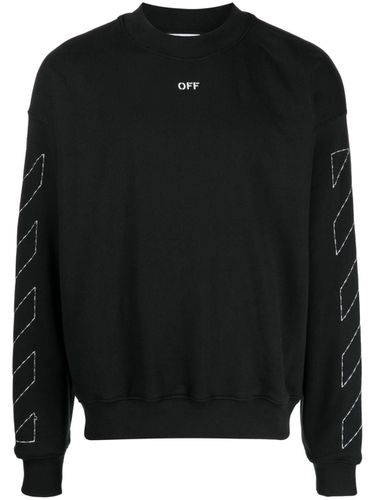 OFF-WHITE - Logo Cotton Sweatshirt - Off-White - Modalova