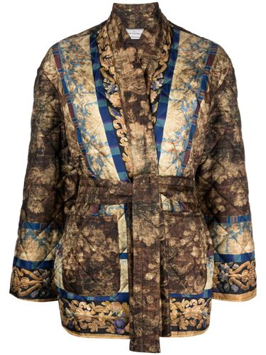 Silk Blend Kimono Jacket - Pierre-Louis Mascia - Modalova