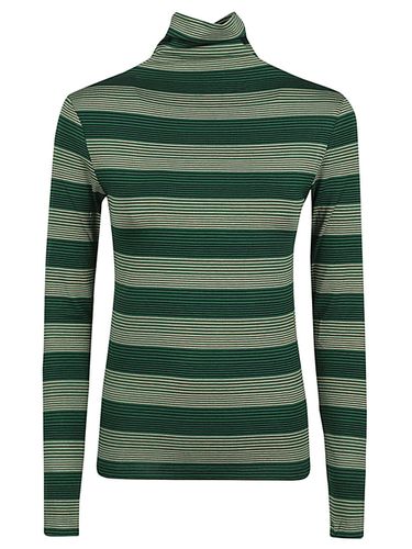 NIU' - Striped Turtleneck Sweater - Niu' - Modalova